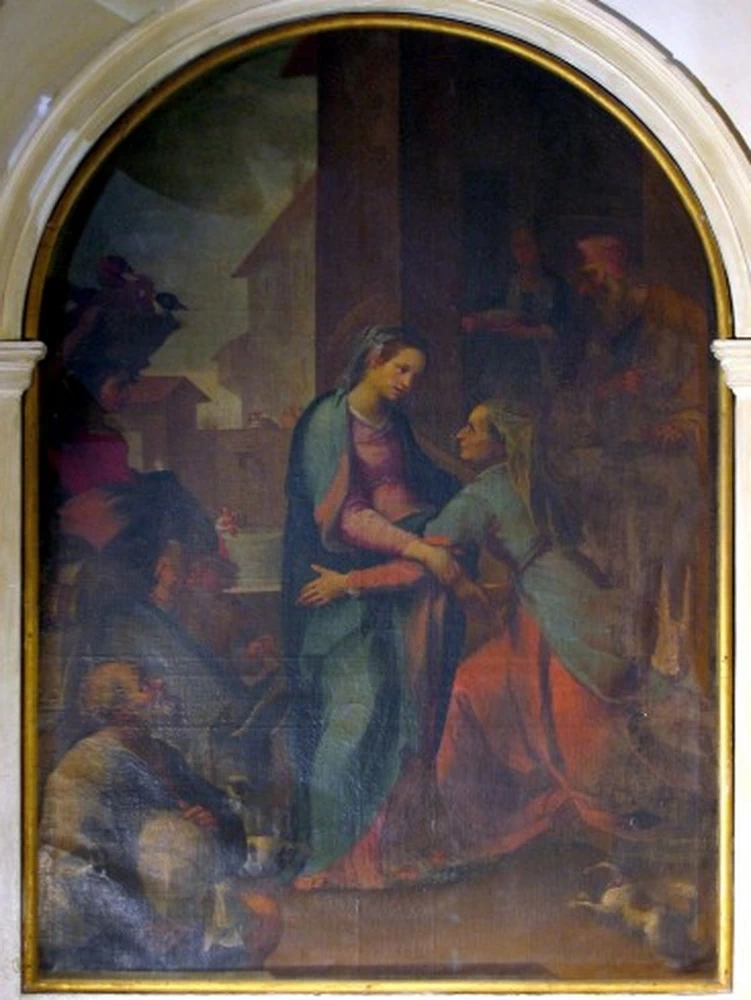 Maria visita Sant'Elisabetta - Montalcino